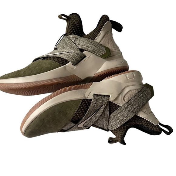 🎊HP🎉Nike Lebron James Soldier XII 12 Land and Sea Olive Green Mens 11.5 - Picture 9 of 15